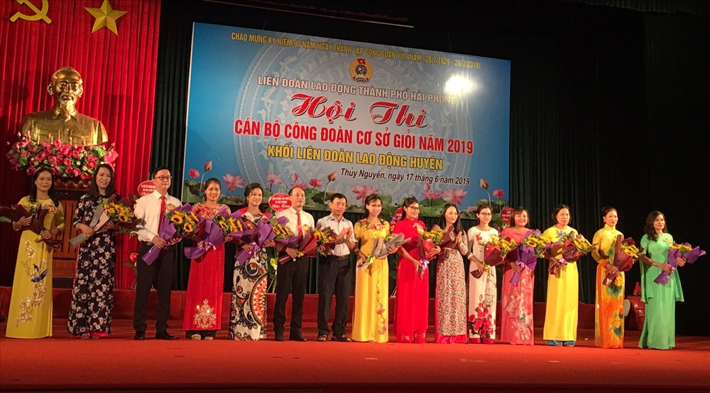 13 thí sinh xuất sắc tham gia Hội thi cán bộ Công đoàn giỏi khối huyện Hải Phòng năm 2019