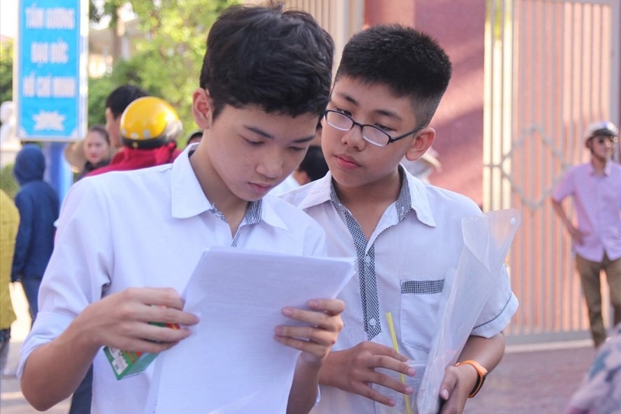 Học sinh ở Nghệ An tham gia kỳ thi vào lớp 10 năm 2019. Ảnh: A.Đ