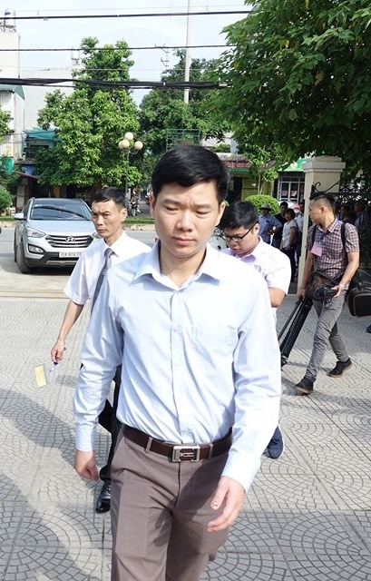 Bị cáo Hoàng Công Lương tại tòa ngày 19.6.