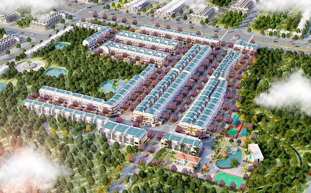 Phối cảnh dự án Tân Phước Khánh Village (website: http://tanphuockhanhvillage.vn/)