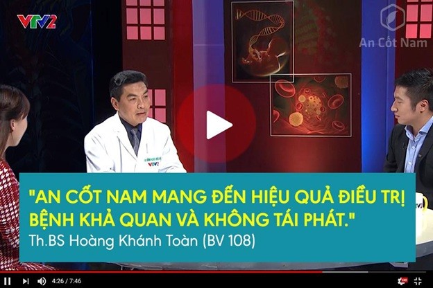 An Cốt Nam được Bs. Hoàng Khánh Toàn đánh giá rất cao trong “Sống khỏe mỗi ngày” VTV2