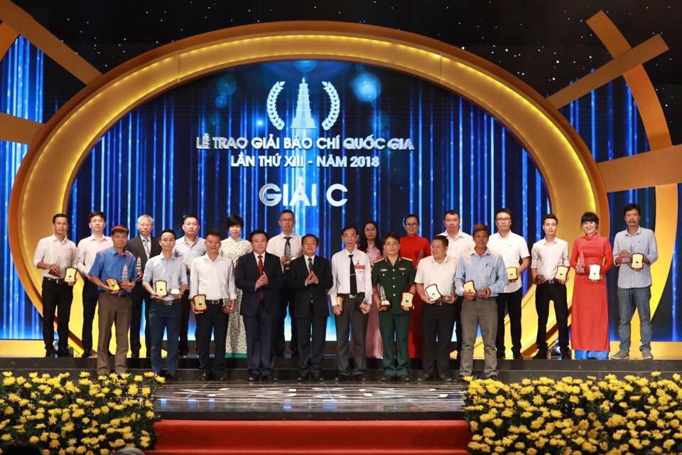 Lễ trao giải Báo chí quốc gia năm 2019. Ảnh Hải Nguyễn