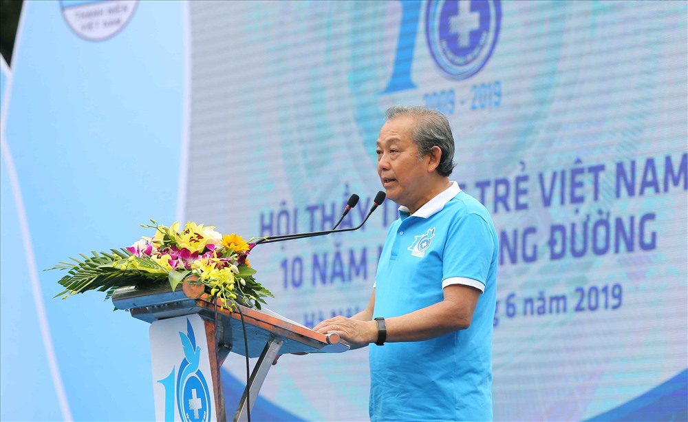 Phó Thủ tướng Trương Hòa Bình phát biểu tại buổi lễ. - Ảnh: VGP/Lê Sơn