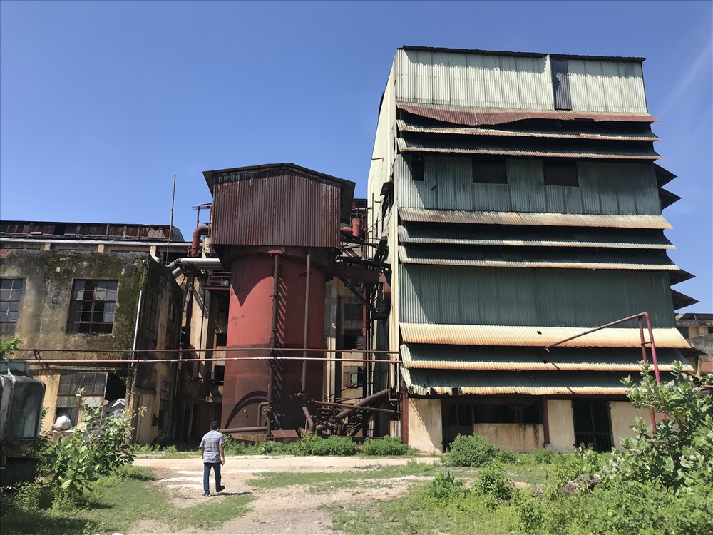 Nhà máy đường Bình Định trong tình trạng hoang phế