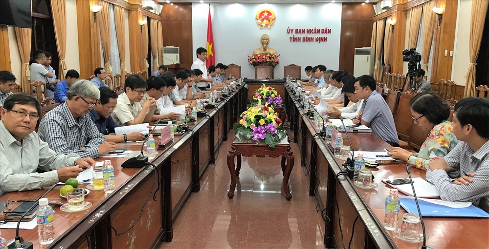 Đoàn kiểm tra của Bộ NN - PTNT làm việc với UBND tỉnh Bình Định