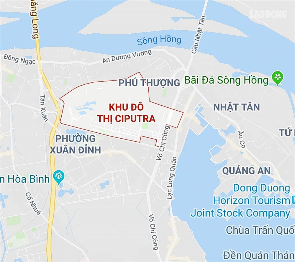 KĐT Ciputra nằm trên địa bàn phường Xuân Đỉnh, quận Nam Từ Liêm, Hà Nội.