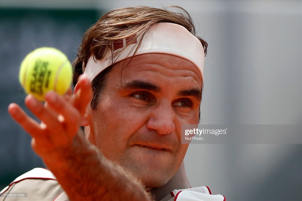 Federer trở thành tay vợt lớn tuổi thứ 2 trong lịch sử giành quyền vào bán kết Roland Garros. Ảnh: Getty.