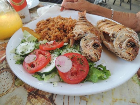 8. Hải sản: Một điều mà bạn sẽ không muốn bỏ lỡ ở Curacao là thử các món hải sản tươi ngon tuyệt vời. Tại đây, bạn có thể tìm thấy những món ăn phổ biến từ cá trích. Cá trích là một loại cá nhỏ, tương tự như cá cơm, là một món ăn rất phổ biến ở Curacao. Tôm cũng khá phổ biến ở Curacao. Ảnh: TripAdvisor