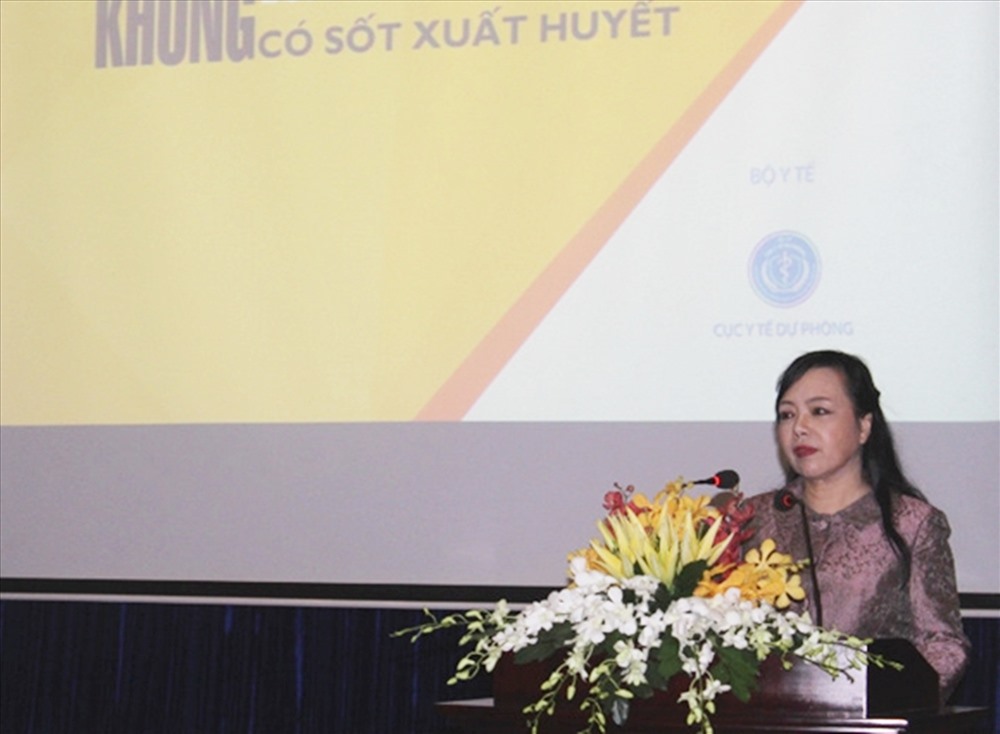 Bộ Trưởng Bộ Y tế phát biểu tại hội nghị, ảnh: Kim Đồng