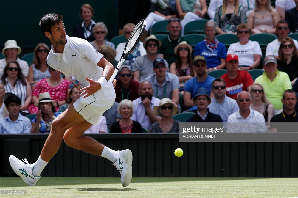 Djokovic khởi đầu thuận lợi tại Wimbledon. Ảnh: Getty.
