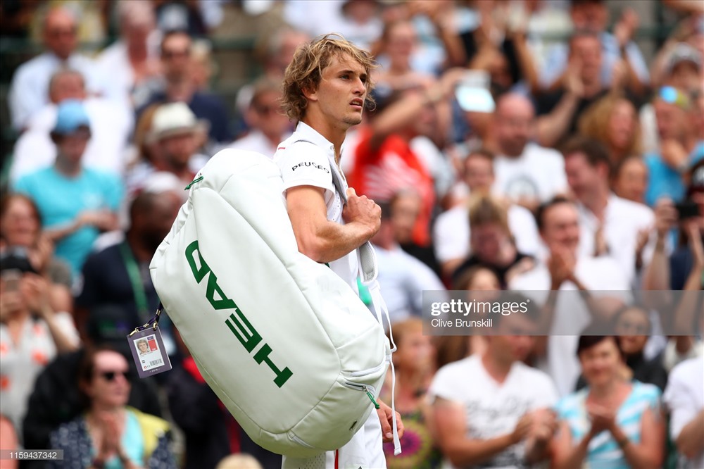 Alexander Zverev rời giải từ vòng đầu tiên. Ảnh: Getty.