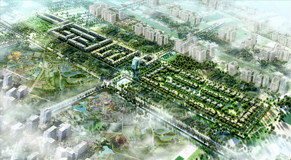 Phối cảnh Đô thị cao cấp. Ảnh: Lục Tùng