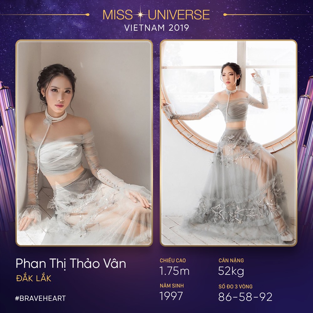 Tham gia Hoa hậu Hoàn vũ Việt Nam 2019, Thảo Vân muốn thể hiện và vượt lên chính mình, bên cạnh đó cô còn mong cuộc thi sẽ mở ra những điều mới mẻ trên con đường nghệ thuật. Ảnh: MUVN.