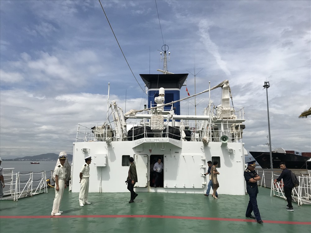 Được biết, đây là lần thứ 4 tàu huấn luyện Kojima thăm Đà Nẵng kể từ năm 2013. Lần gần đây nhất là là tháng 7.2018. ảnh: H.Vinh
