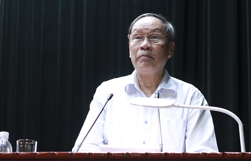 Thượng tướng Nguyễn Văn Rinh - Chủ tịch Hội Nạn nhân chất độc da cam/dioxin Việt Nam. Ảnh Trần Vương