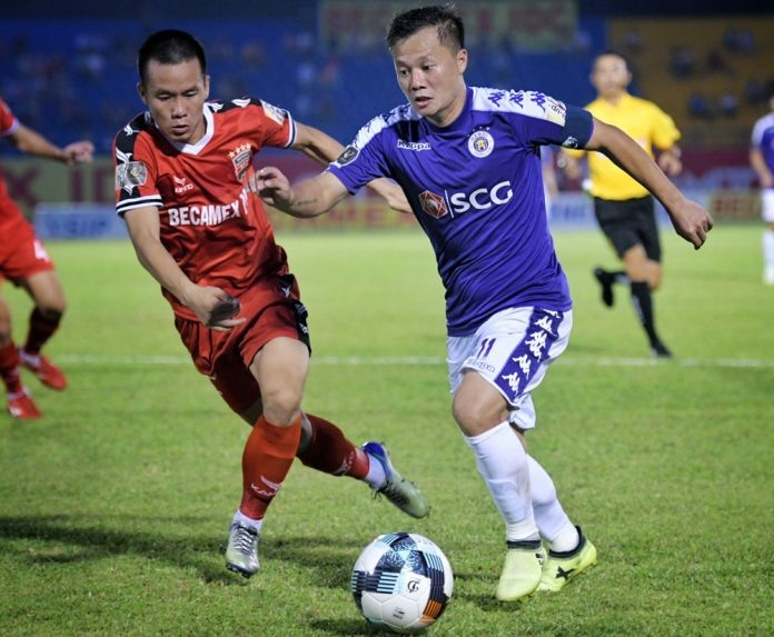 Trận chung kết “lịch sử” giữa 2 đại diện của Việt Nam ở sân chơi AFC Cup. Ảnh: VPF