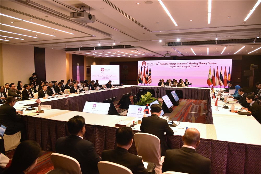 ASEAN tái khẳng định tầm quan trọng của việc tuân thủ luật pháp quốc tế, Công ước Luật Biển 1982. Ảnh: asean2019.go.th.