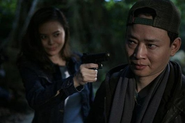 Diễn viên Tùng Dương, người chuyên đóng các vai phản diện trong phim.