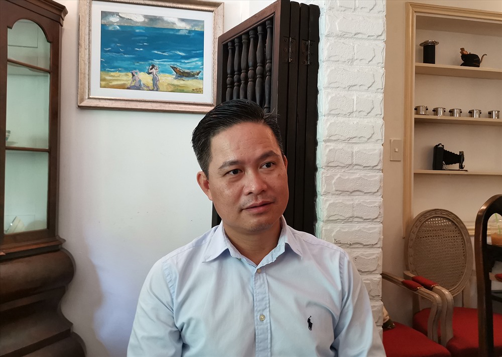 Ông Nguyễn Bá Diệp - Phó chủ tịch thường trực CLB doanh nghiệp Fintech Việt Nam - trong cuộc trao đổi với báo chí sáng ngày 9.7 (ảnh: PK).