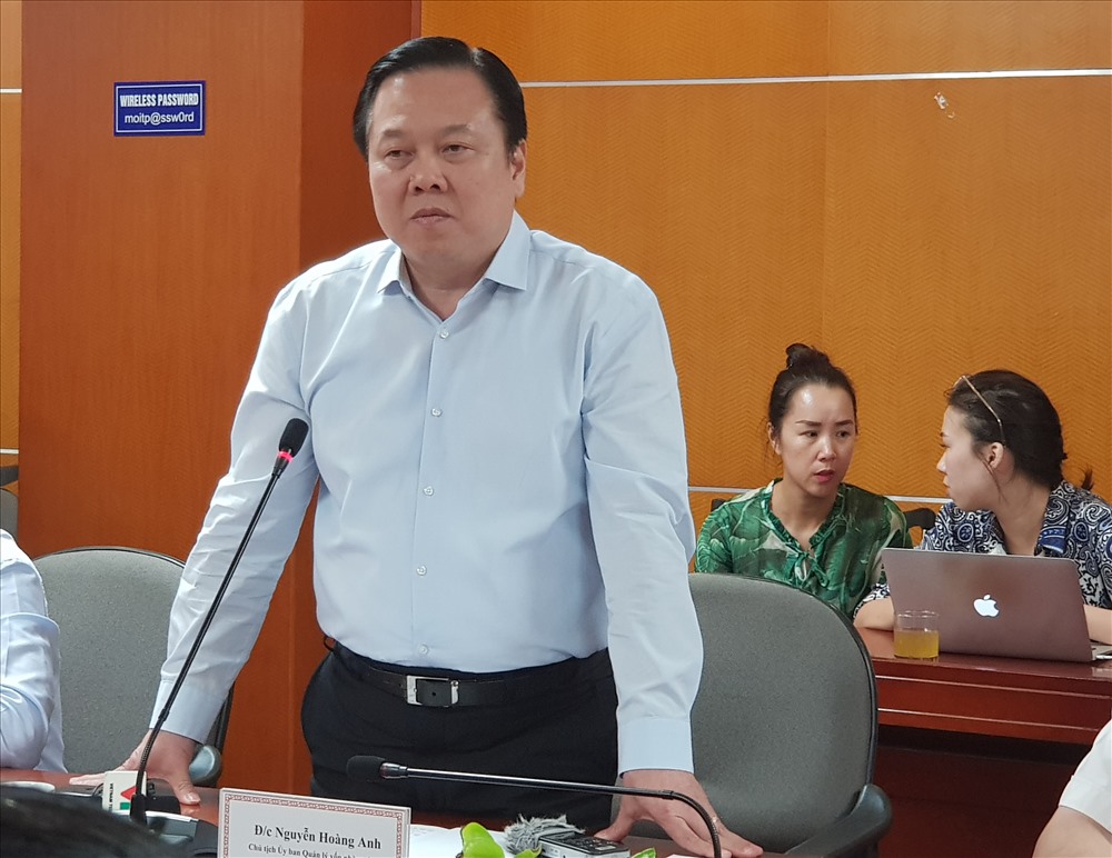 Chủ tịch Uỷ ban Quản lý vốn nhà nước tại doanh nghiệp – ông Nguyễn Hoàng Anh. Ảnh C.Nguyên.