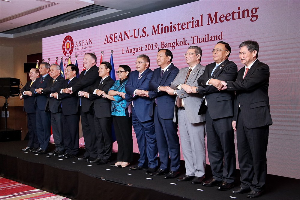 Các đại biểu dự Hội nghị Bộ trưởng Ngoại giao ASEAN - Mỹ. Ảnh: asean2019.go.th.