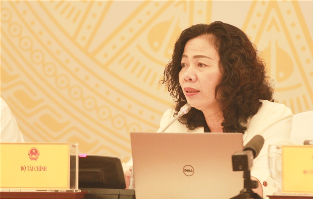 Thứ trưởng Bộ Tài chính - Vũ Thị Mai. Ảnh Trần Vương