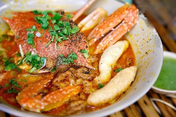Bánh canh ghẹ luôn được đánh giá là món có cách sắp xếp thu hút thực khách nhất