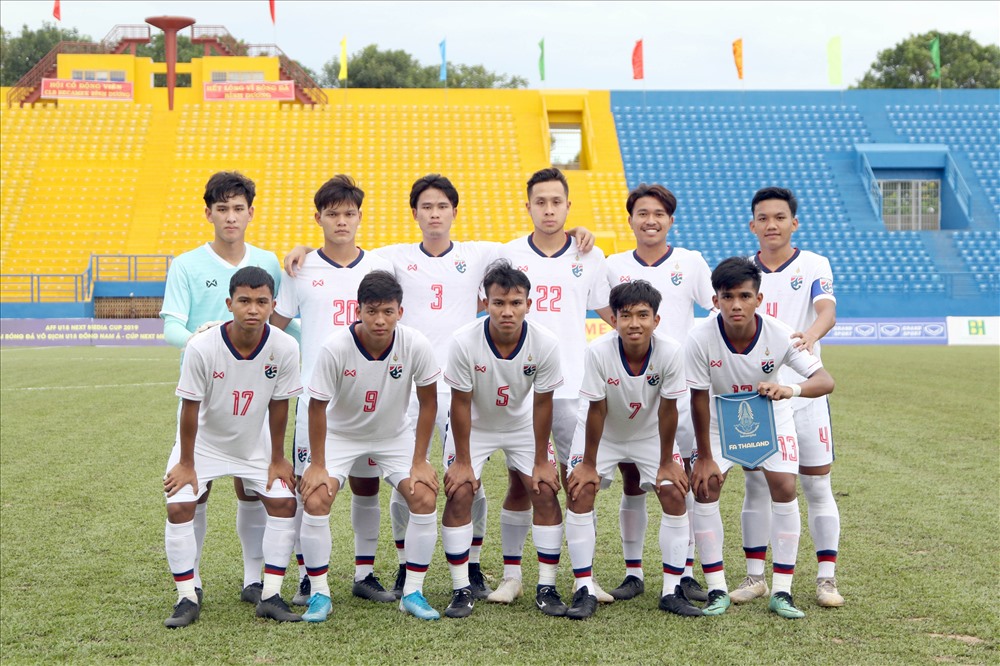U18 Thái Lan nguy cơ sớm chia tay giải ở vòng bảng khi chỉ có vỏn vẹn 1 điểm sau 3 lượt trận. Ảnh: Hữu Phạm