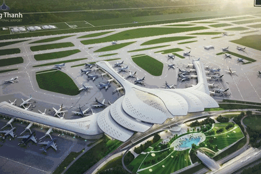Dự án sân bay quốc tế Long Thành giai đoạn đầu có tổng mức đầu tư cả trăm nghìn tỉ đồng. Ảnh: ACV
