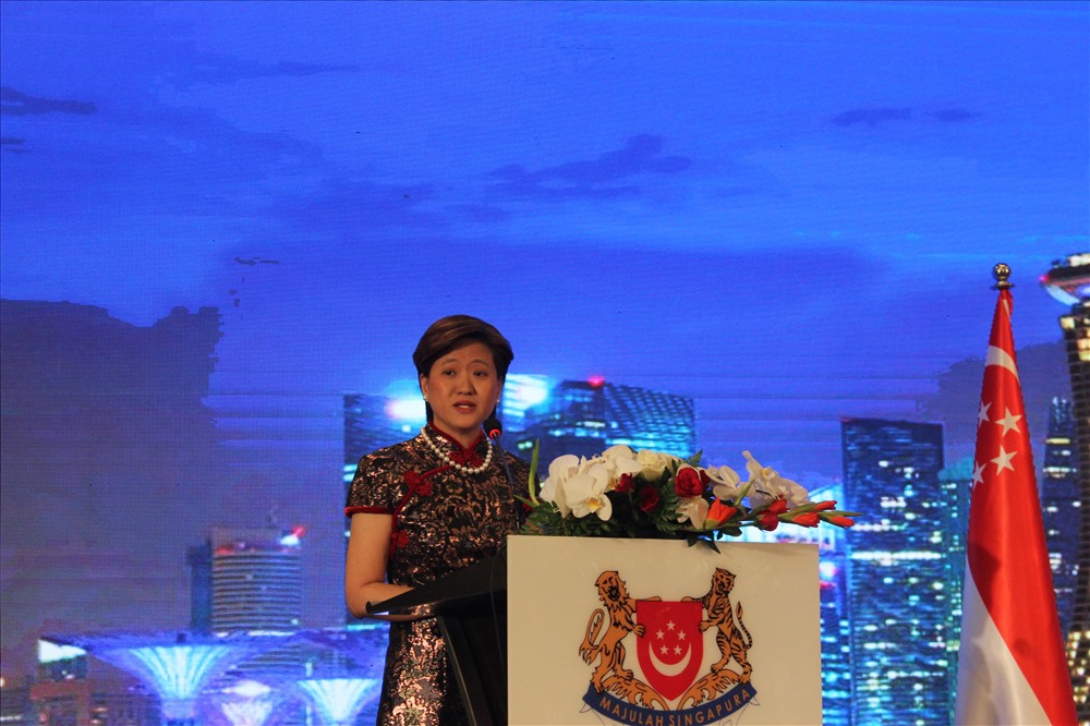 Đại sứ Singapore tại Việt Nam Catherine Wong. Ảnh: P.V.