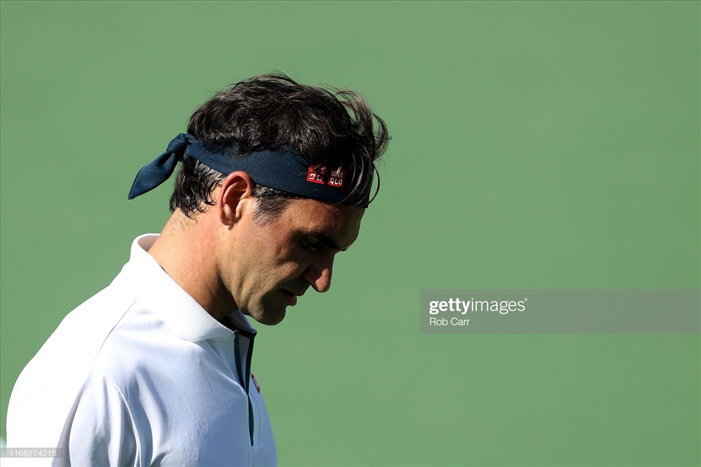 Federer bị loại sốc ở vòng 3. Ảnh: Getty.