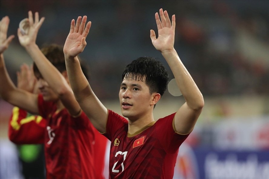 Đình Trọng từng là chốt chặn quan trọng ở AFF Cup 2018. Ảnh: Sơn Tùng