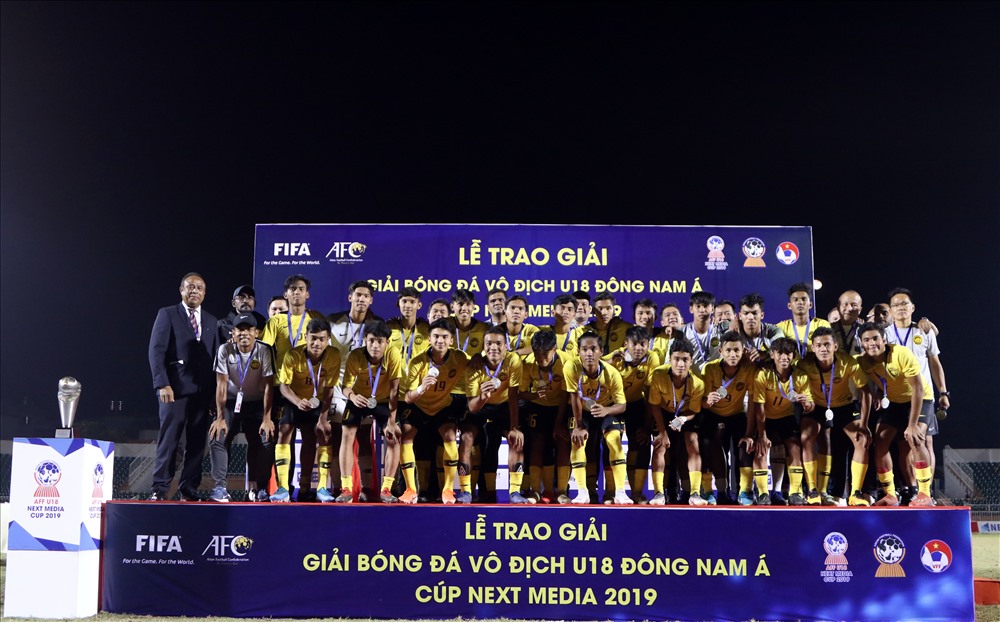 U18 Malaysia giành ngôi Á quân chung cuộc. Ảnh: Hữu Phạm