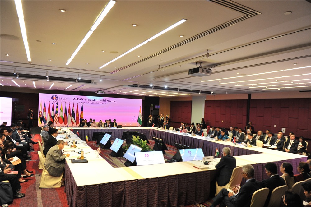 Hội nghị Bộ trưởng Ngoại giao ASEAN - Ấn Độ nhất trí đẩy mạnh hợp tác biển. Ảnh: Asean2019.go.th.