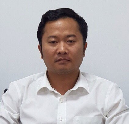 Bị can Dương Văn Hòa, Hiệu trưởng trường Đại học Đông Đô. Ảnh BCA