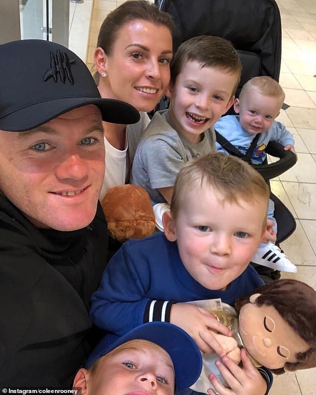 Gia đình của Rooney. Ảnh: Daily Mail