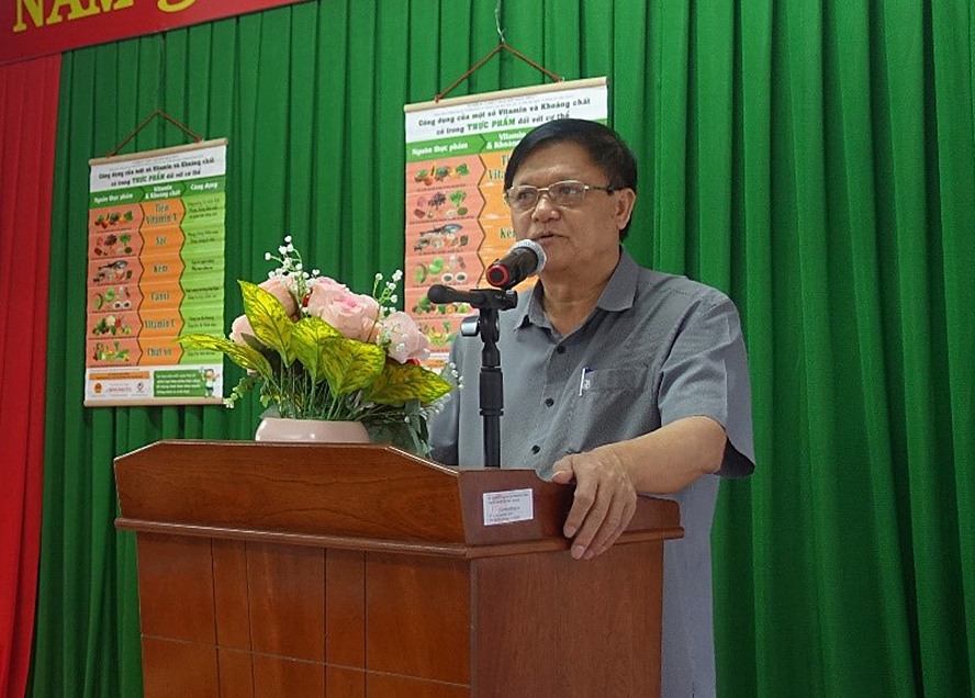 Ông Nguyễn Văn Toàn – Giám đốc Sở GD&ĐT tỉnh Đắk Nông - chia sẻ kế hoạch áp dụng dự án tại địa phương (ảnh: A.T).