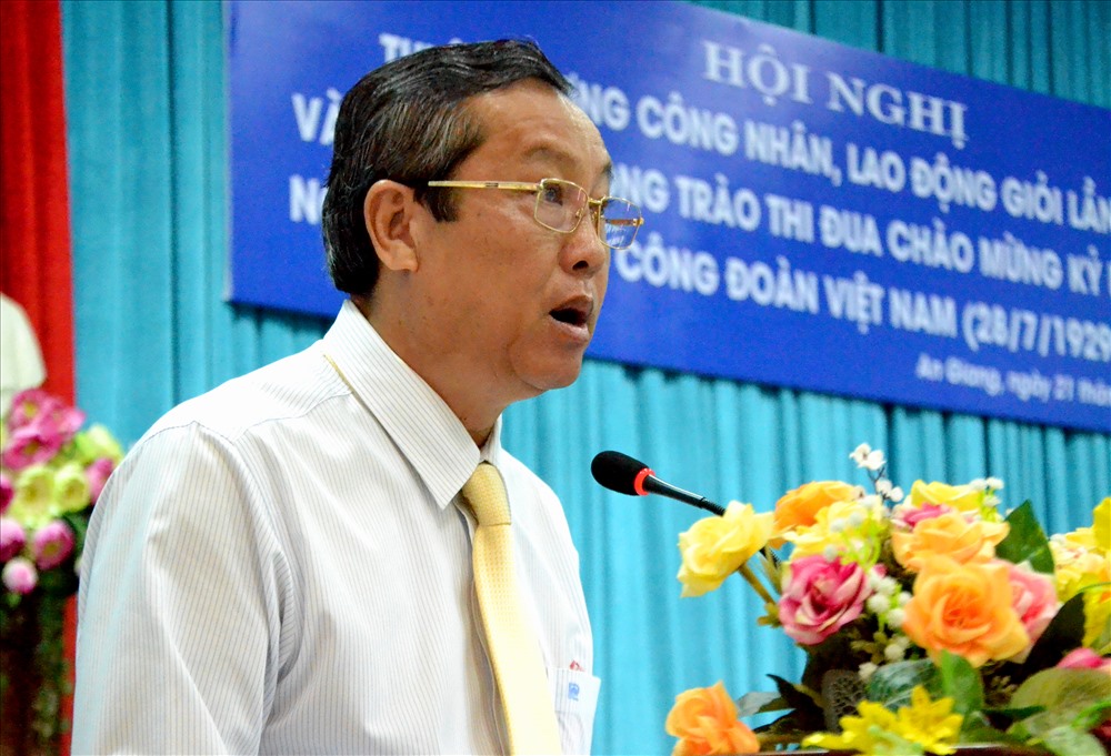 Ông Lê Văn Nưng - Phó Chủ tịch UBND tỉnh An Giang. Ảnh: Lục Tùng