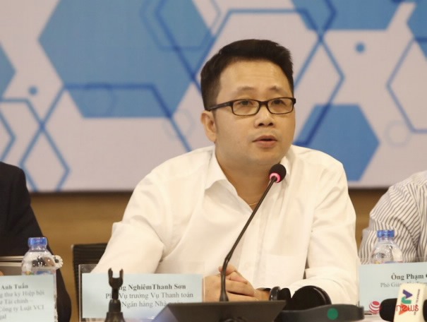 Ông Nghiêm Thanh Sơn – Phó Vụ trưởng Vụ Thanh toán Ngân hàng nhà nước