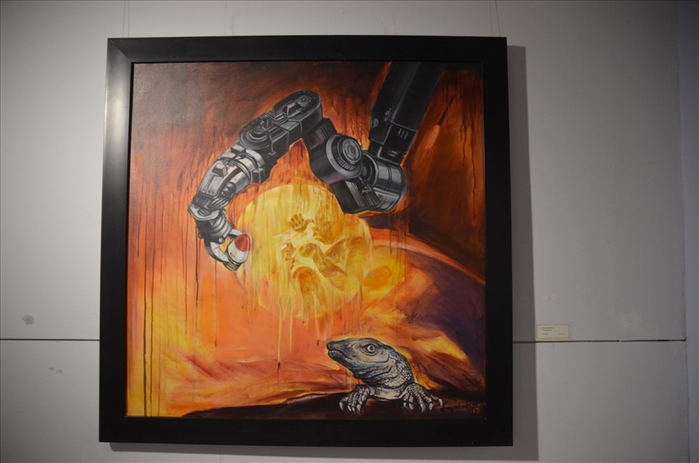 Tranh của Duy Ninh, đặc biệt là thể loại thủ ấn họa (monoprint), đã thu hút sự quan tâm của của giới Mỹ thuật trong và ngoài nước tại các cuộc triển lãm như: Triển lãm nhóm họa sĩ Việt Nam tại Đan Mạch (1995), Triển lãm mỹ thuật đương đại Hoa Kỳ - Việt Nam tại Mỹ (1995 - 1996),…