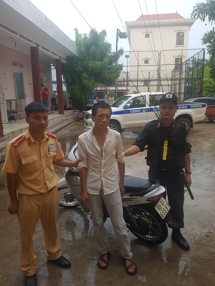 Đối tượng Hoàng Lê Huy bị bắt giữ. Ảnh: Công an cung cấp