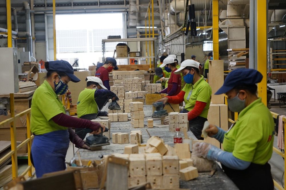 Xuất khẩu gỗ và sản phẩm gỗ trong 8 tháng đạt 6,5 tỉ USD, tăng 15,4%. Ảnh: KH.V