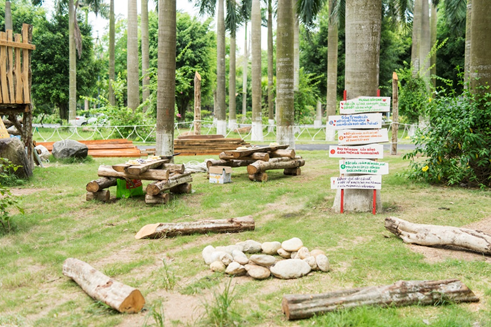 Sân chơi phiêu lưu đầu tiên tại Việt Nam được xây dựng tại Ecopark, thu hút nhiều sự quan tâm của các bậc phụ huynh