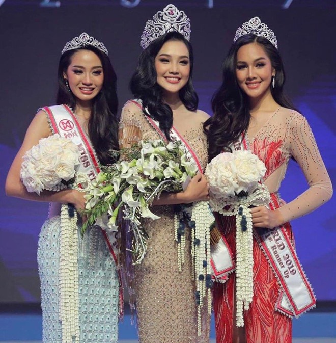 Vượt qua 23 người đẹp của Thái Lan, Narintorn Chadapattarawalrachoat đã xuất sắc trở thành Tân Hoa hậu Thế giới Thái Lan 2019 và là người đại diện cho Thái Lan tham gia Miss World 2019 được diễn ra tại Anh Quốc vào cuối năm nay.
