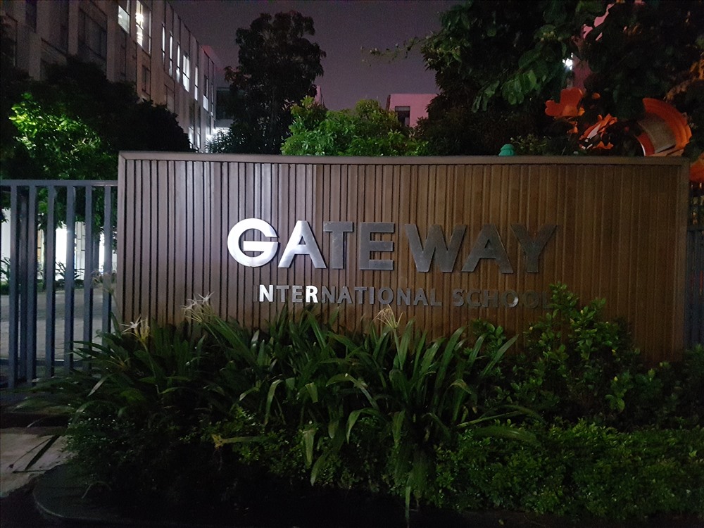 Trường Gateway - nơi xảy ra sự việc. Ảnh: Ngô Cường