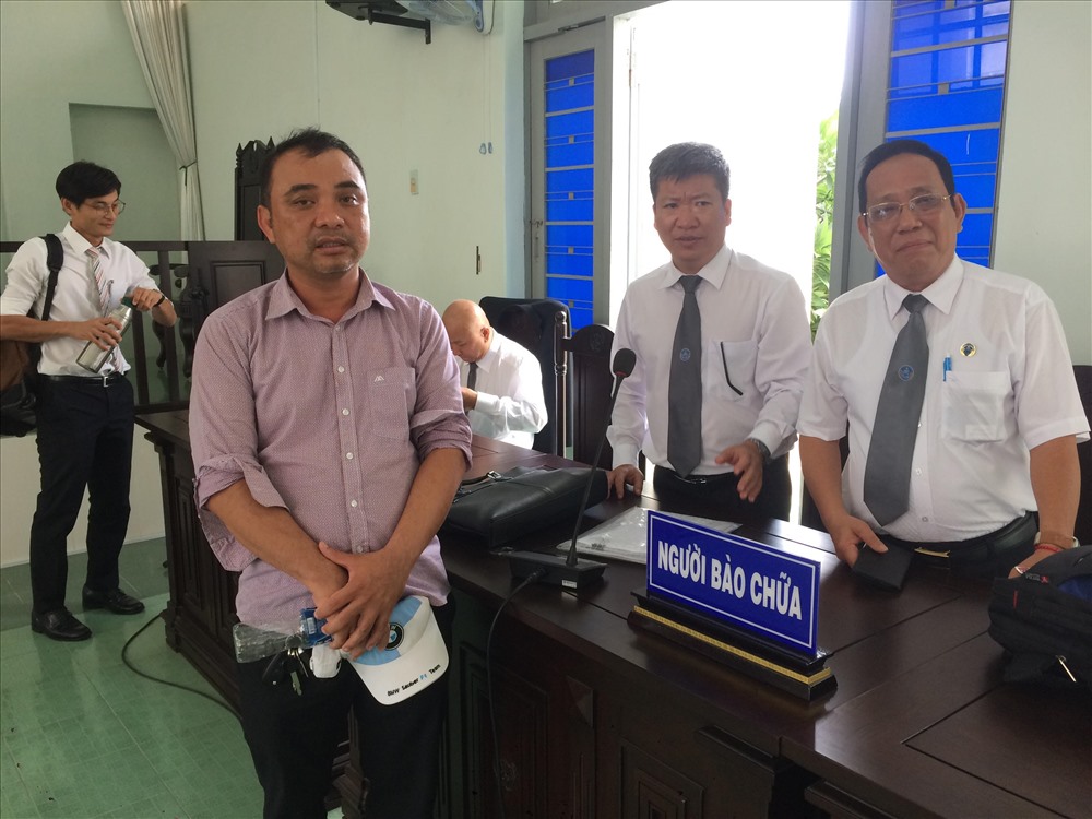 Ông Phạm Văn Đức sau phiên tòa phúc thẩm ngày 7.8_Ảnh: HAC