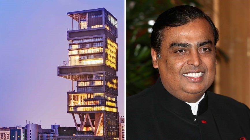 Tỉ phú người Ấn Độ Mukesh Ambani - người đứng sau Reliance Industries Ltd., đang giữ kỷ lục là người sở hữu ngôi nhà đắt kỷ lục trên thế giới. Ảnh: Architecturaldigest