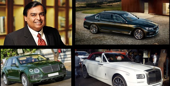 Đáng chú ý, Mukesh Ambani đã dành 6 tầng cho những chiếc siêu xe của mình. Bộ sưu tập siêu xe của ông bao gồm 168 chiếc từ nhiều thương hiệu hàng đầu thế giớ: Mercedes, Bentley, Roll Royces, Aston Martin,… Ambani thậm chí còn có trạm dịch vụ xe hơi riêng trên tầng 7.