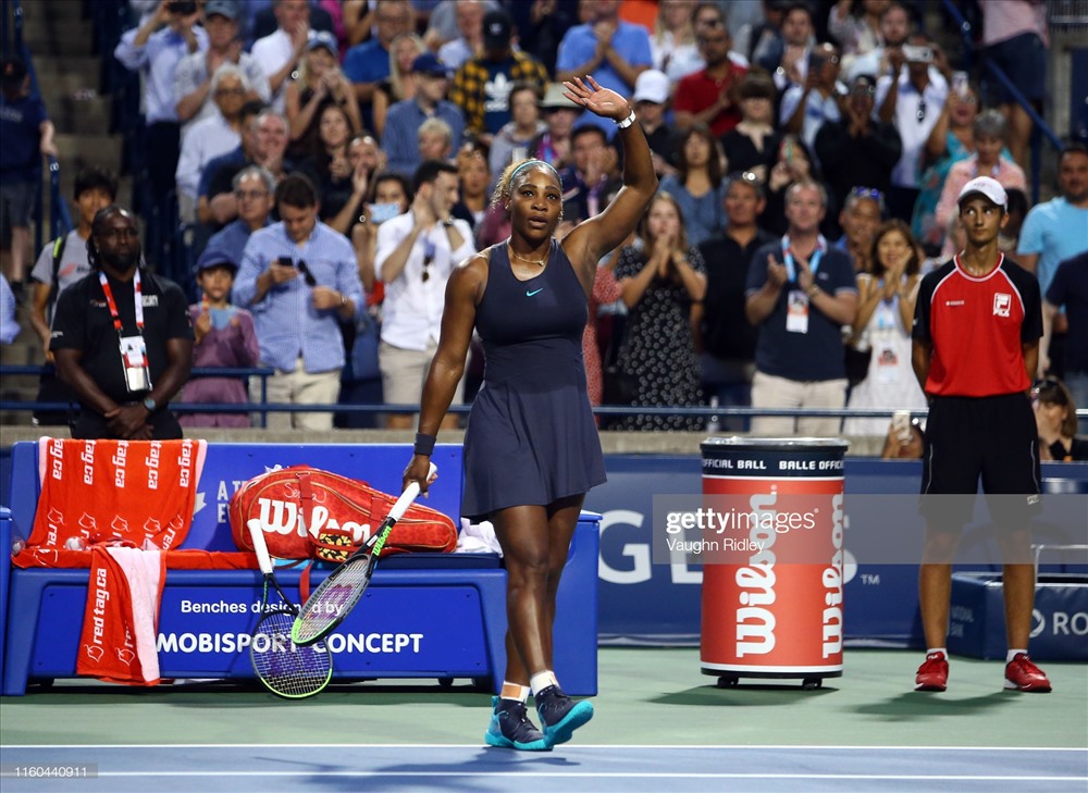“Bà hoàng” Serena Williams đang băng băng về đích. Ảnh: Getty.