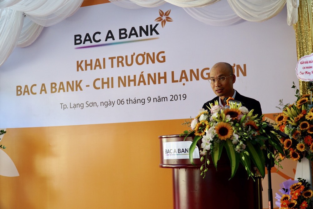 Ông Chu Nguyên Bình, Phó Tổng Giám đốc BAC A BANK phát biểu khai mạc